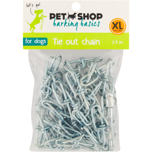Petshop Barking Basics Extra Large Silver Tie Out Dog Chain