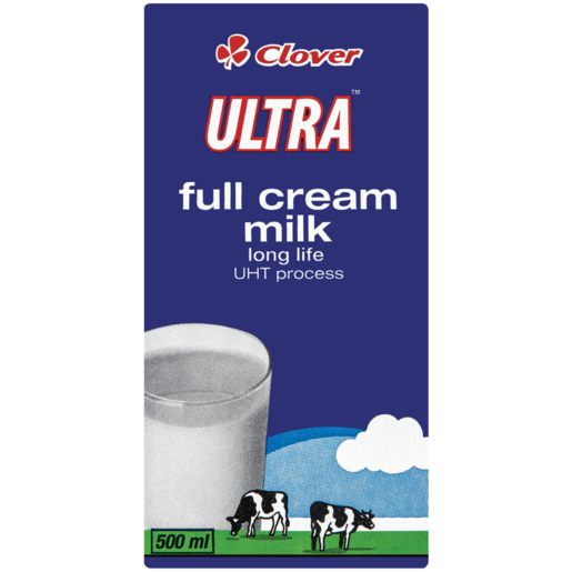 Clover Ultra Long Life Full Cream Milk 500ml 