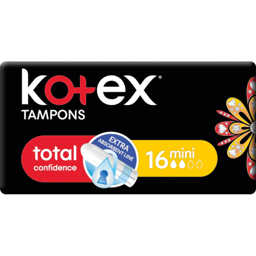 Kotex Mini Tampons 16 Pack
