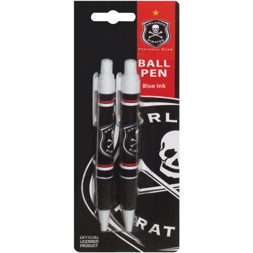 Orlando Pirates Blue Ballpoint Pens 2 Pack
