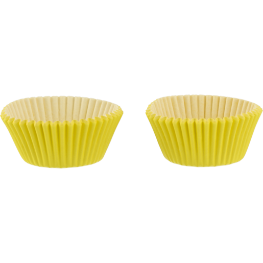 Millini Solid Yellow Cupcake Cases 50 Piece