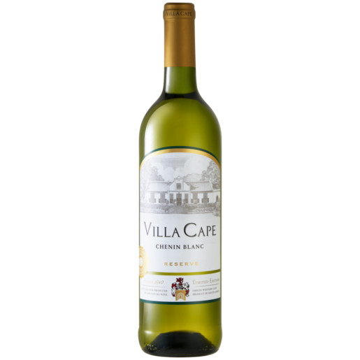 Villa Cape Chenin Blanc White Wine Bottle 750ml