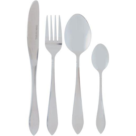 NovaDiva Stainless Steel Cutlery Set Hyper Value 24 Piece