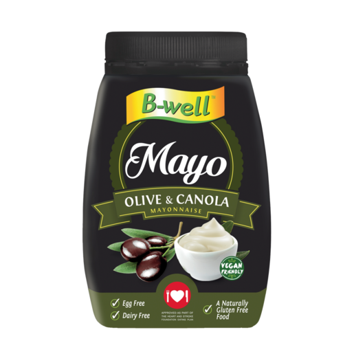 B-well Olive & Canola Mayonnaise 740g