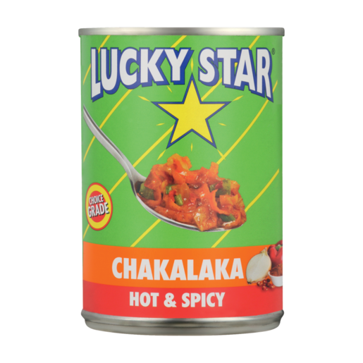Lucky Star Hot & Spicy Chakalaka Tin 410g