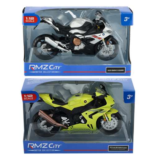 RMZCity Die Cast Motorcycle 1:12 (Assorted Item - Supplied at Random)