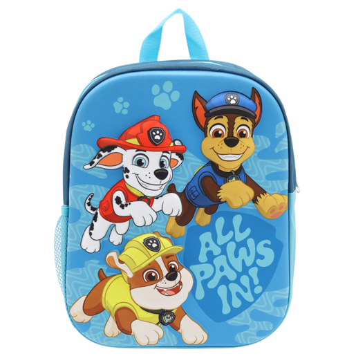 PAW Patrol 3D Backpack 29cm (Assorted Item - Supplied At Random)