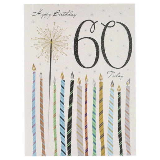 60th Birthday Milestone Large Everyday Card