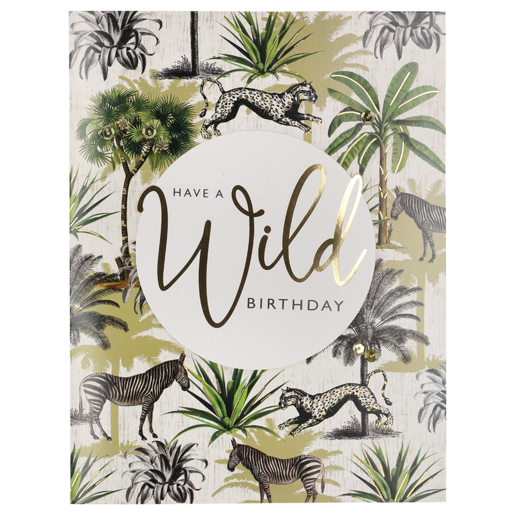 Gigantic Everyday Have A Wild Birthday Card