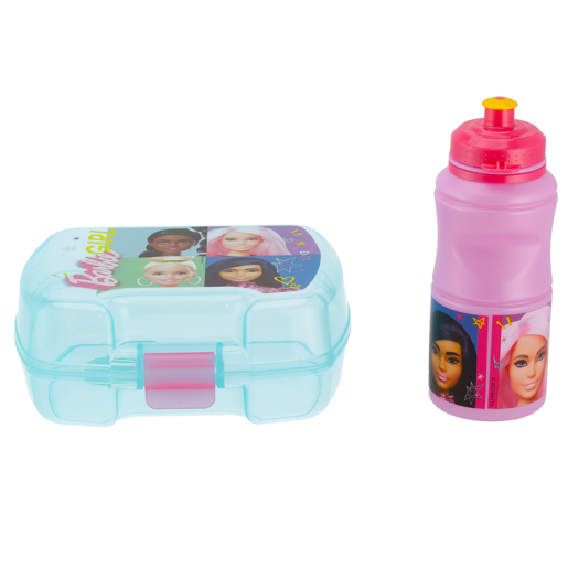 Barbie Pastel Lunch Box & Bottle Set 2 Piece