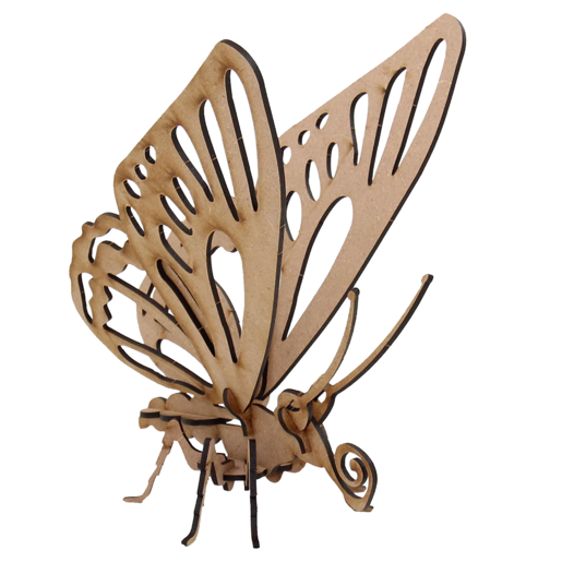 3D Buildable Wooden Model Insects - Exotic Butterfly