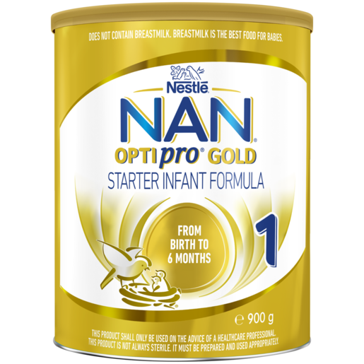 Nestlé NAN OPTIpro GOLD Stage 1 Starter Infant Formula 900g