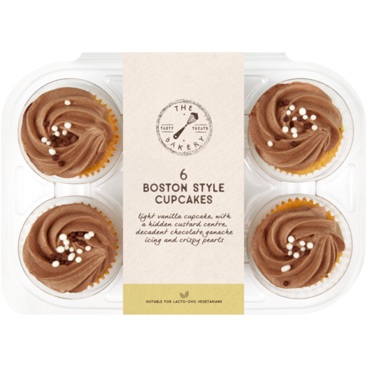 The Bakery Boston Style Cupcakes 6 Pack