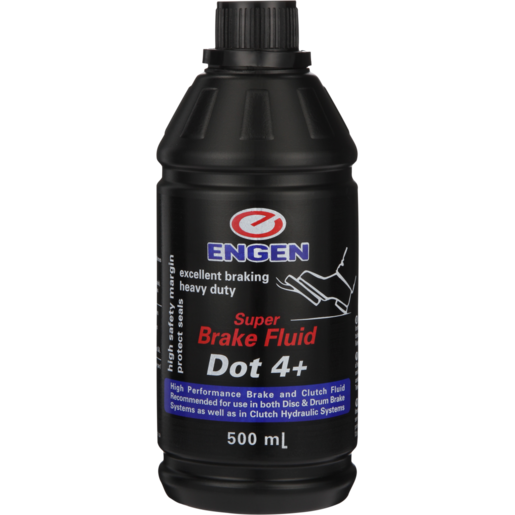 Engen Dot 4+ Super Brake Fluid Bottle 500ml