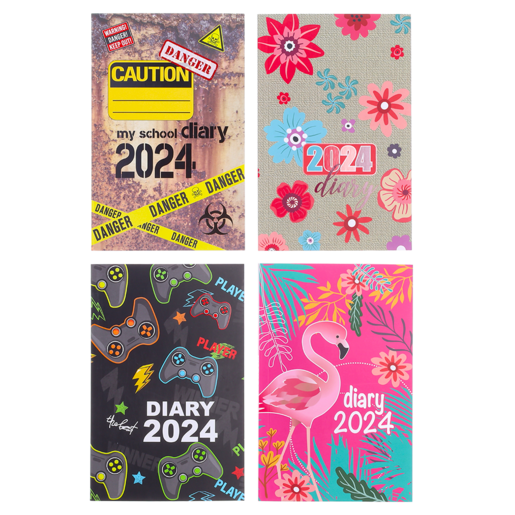 Timeline A5 Soft Cover Diary 2024 (Design May Vary)