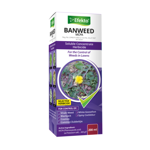 Efekto Banweed MCPA Soluble Concentrate Herbicide 200ml