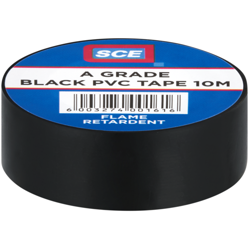 SCE Black Insulation Tape Roll 10m