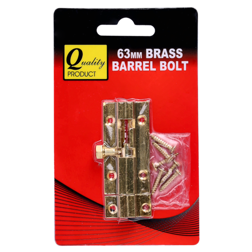 Quality Brass Barrel Bolt 63mm