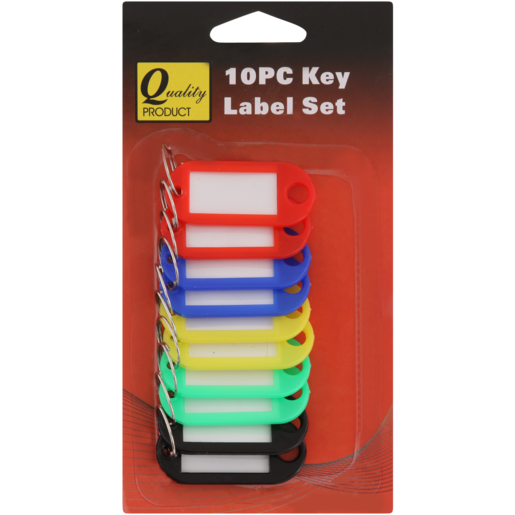 Quality Assorted Key Labels 10 Pack