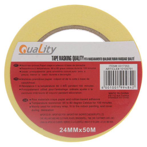 Quality Masking Tape 24mm x 50m