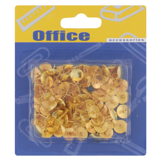 Office Accessories Gold Drawing Pins