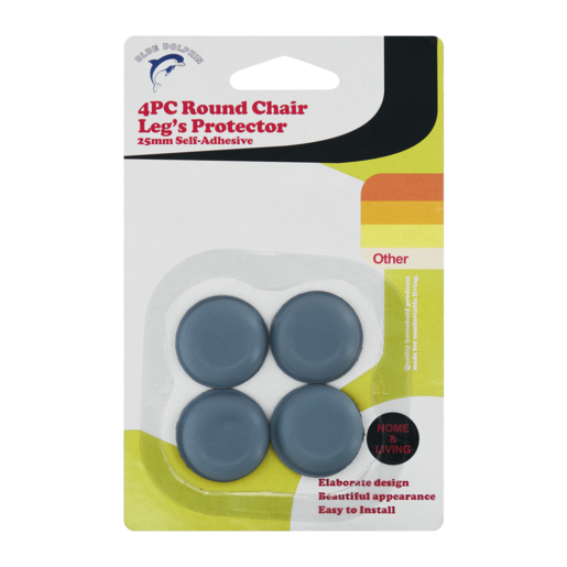 Blue Dolphin Round Chair Leg's Protectors 4 Pack
