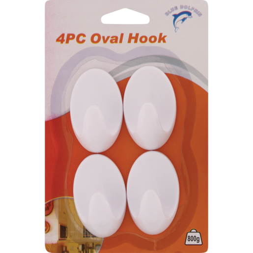 Blue Dolphin Oval Hooks 4 Pack