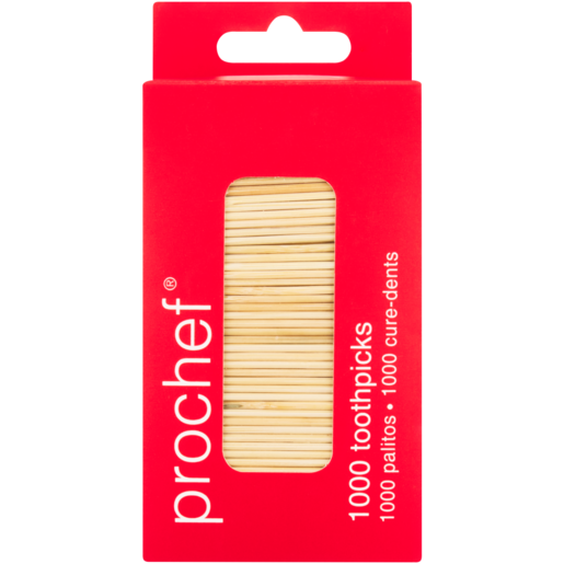 Prochef Bamboo Toothpicks 1000 Pack