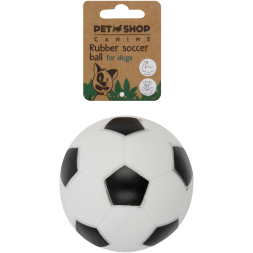 Petshop Rubber Soccer Ball Dog Toy