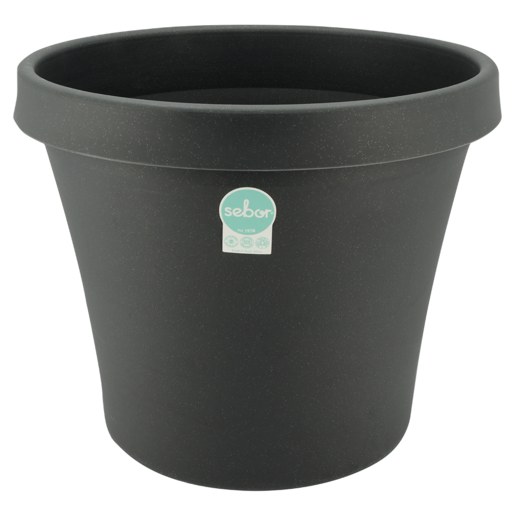 Sebor Charcoal Super Pot Plant Pot 20cm