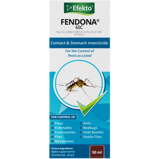 Efekto Fendona 6 SC Suspension Concentrate Insecticide 50ml