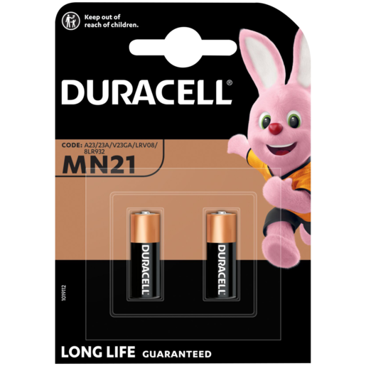 Duracell MN21 Alkaline Batteries 2 Pack