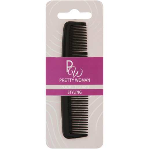 Pretty Woman Black Pocket Styling Comb