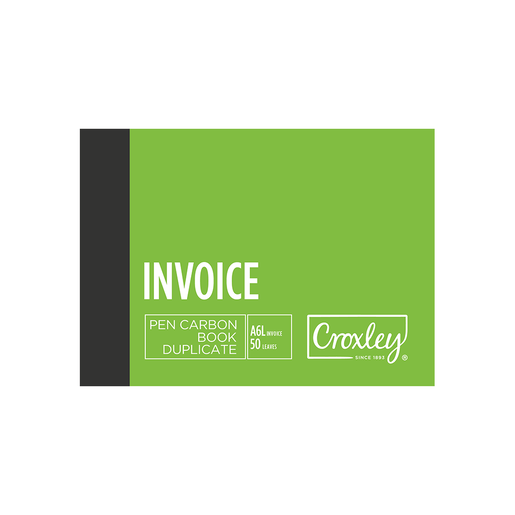 Croxley JF 16BO Pen Carbon Invoice Book