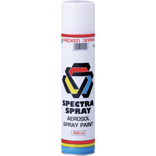 Spectra Spray Gloss Black Aerosol Spray Paint 300ml