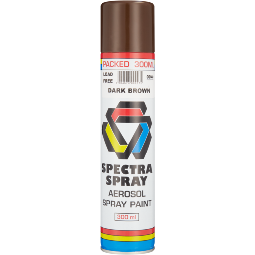 Spectra Dark Brown Spray Paint Can 300ml