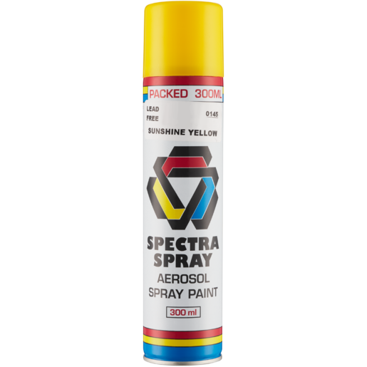 Spectra Sunshine Yellow Spray Paint Can 300ml