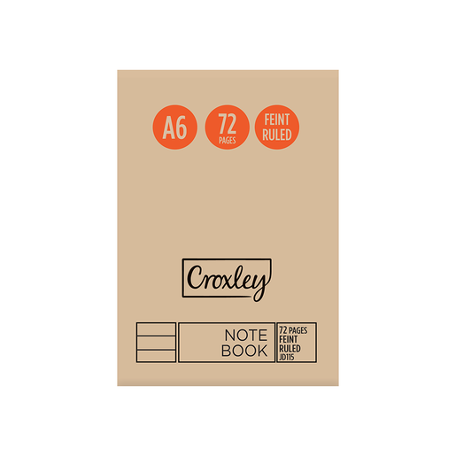 Croxley Soft A6 Note Book 72 Pages