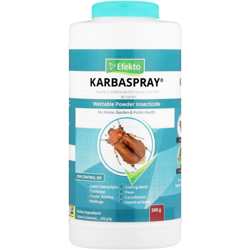 Efekto Karbaspray Wettable Powder Insecticide 500g