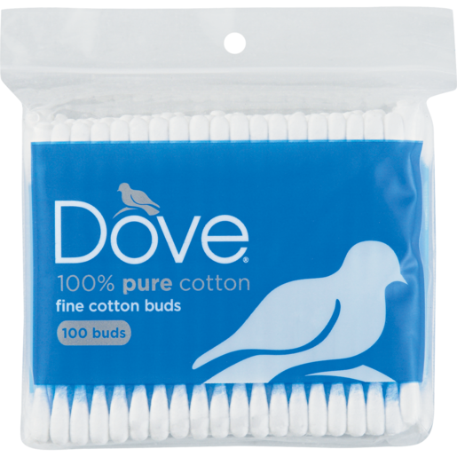 Dove Pure Cotton Buds 100 Pack