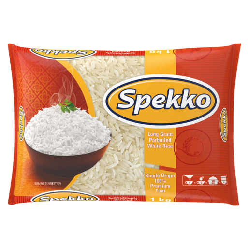 Spekko Long Grain Parboiled White Rice 1kg