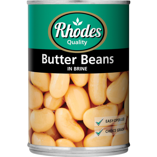 Rhodes Quality Butter Beans In Brine 410g