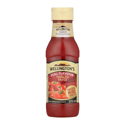 Wellington's Full Flavour Tomato Sauce Bottle 375ml