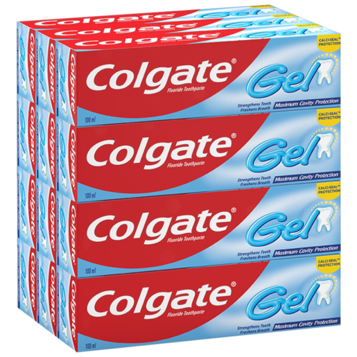 Colgate Maximum Cavity Protection Gel Fluoride Toothpaste 12 x 100ml