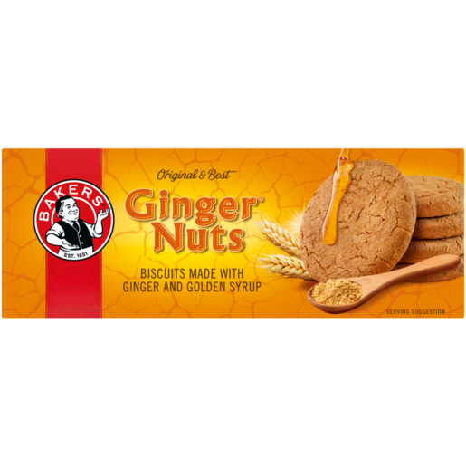 Bakers Ginger Nuts 200/190g 