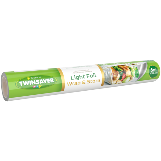 Twinsaver Wrap & Store Light Foil Roll 5m x 300mm