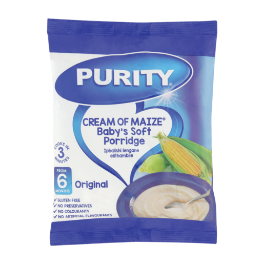 PURITY Original Cream Of Maize Baby's Soft Porridge 6 Months+ 400g