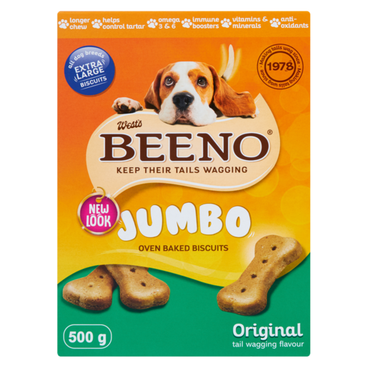 BEENO Jumbo Original Large Dog Biscuits 500g
