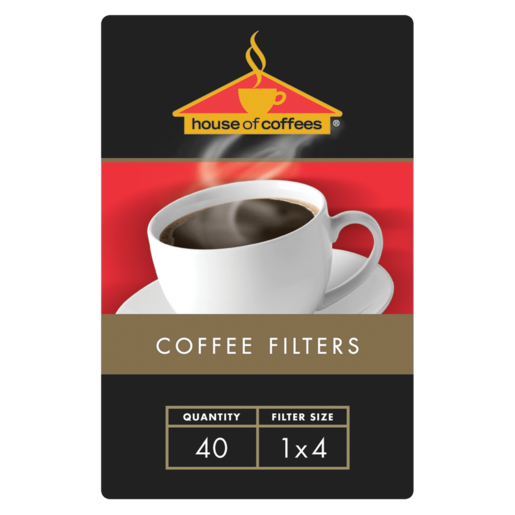 House of Coffees Coffee Filters 40 Pack