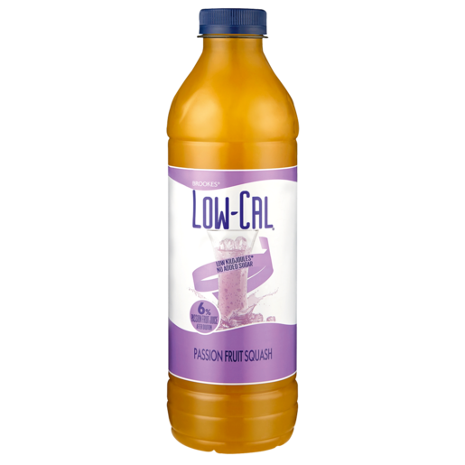 Brookes Low-Cal Passion Fruit Flavoured Concentrated Squash 1L